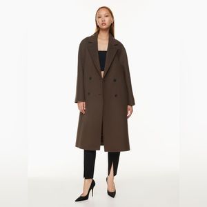 Babaton The Slouch Coat New in Burnt Cedar